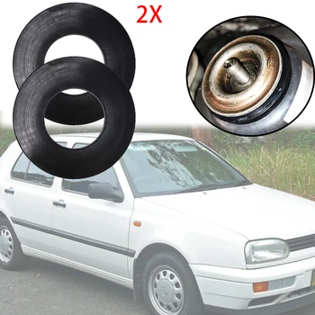 2XFor VW Kabrioletas 2002, Automobilio Priekinis amortizatorius Bokšto Viršuje Guminis Buferis Žiedo Sandariklis Guolių Plovimo Raštas Patvarus Sumažinti Triukšmą