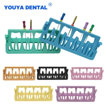 8 Skyles, Dantų Endodontinis Failus Turėtojas Gręžimo Stovo Šaknų Kanalų Failų Blokavimo Endo Stovėti Endo Dėklas Organizatorius Endo Sterilizacija