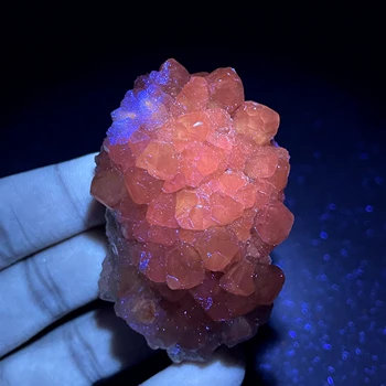 GERIAUSIAI! 100% natūralus polyhedral Liuminescencinės kalcitas mineralinių pavyzdys akmenys ir kristalai gydymo kvarco kristalai