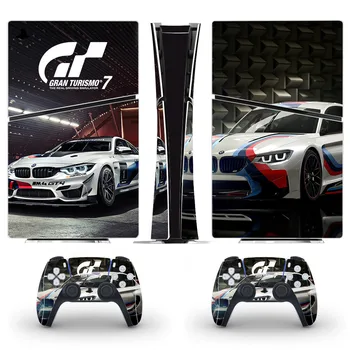 Gran Turismo GT Sporto PS5 Slim Skaitmeniniai Odos Lipdukas, Decal Padengti Konsolės ir 2 Kontroleriai Naujas PS5 Plonas Odos, Vinilo