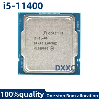 Intel Core i5-11400 i5 11400 LGA1200 2.6 GHz šešių branduolių Twelvethreaded CPU Procesorius L3=12M 65W Nr. ventiliatorius I5 11400