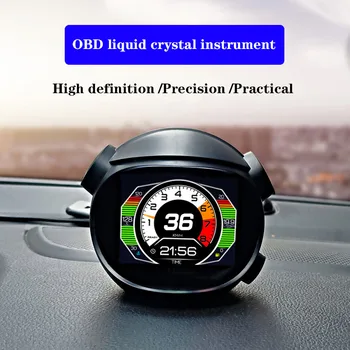K10 Automobilių GPS HUD OBD2 Head-Up Display Pakeitimo Bendras Greičio Turbina Vandens Temperatūros Matuoklis Tachometras, Automobilių Reikmenys