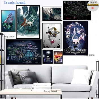 Knight Žaidimą Anime ir Animacinių filmų Drobės Tapybos Meno Nordic Plakatai ir Spausdina Sienos Nuotraukas Kambarį Apdaila Frameless