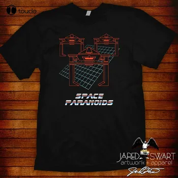 Kosmoso Paranoids Retro T-Shirt Marškinėliai Užsakymą Aldult Paauglių Unisex Skaitmeninis Spausdinimas Tee Marškinėliai O-Kaklo Streetwear Negabaritinių Xs-5Xl