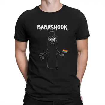 LGBT Pride Kūrybos Marškinėlius Vyrams Babadook Pasididžiavimas Apvalios Kaklo Basic Marškinėliai Pritaikyti Dovanų Drabužius Viršūnės