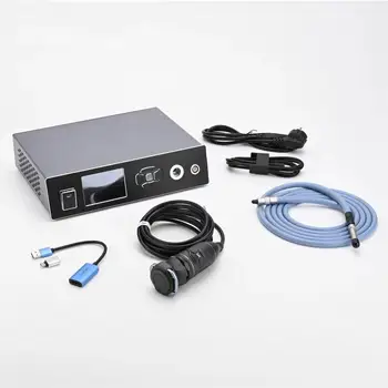 Medicinos 1080P 60 kadrų Full HD Endoskopija Kamera su 100W LED Šalto Šviesos Šaltinis