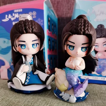 Originali Mėlyna Whisper Fox Ji Yunhe Dilraba Undinė Changyi Jialun Lisu Luo Jinsang Xue Sanyue Veiksmų Skaičius, Lėlės Modelio Žaislas