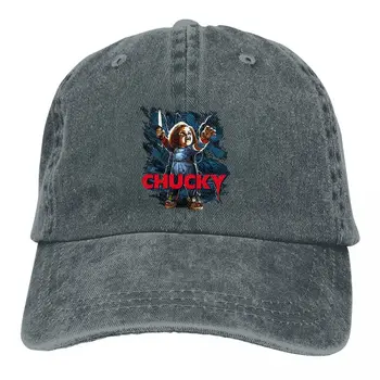 Plauti Vyrų Beisbolo kepuraitę Chucky Trucker Snapback Kepurės Tėtis Skrybėlę Vaiko Žaisti Golfą, Skrybėlės