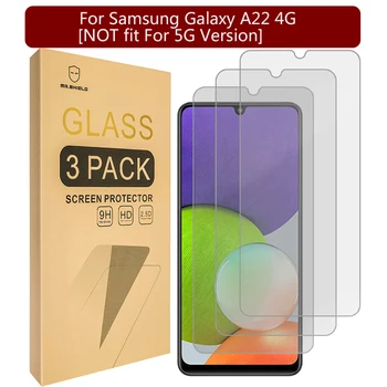 Ponas Shield [3-Pack] Privacy Screen Protector For Samsung Galaxy A22 4G [netinka 5G Versija] [Grūdintas Stiklas] [Anti Spy]