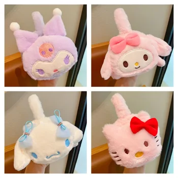 Sanrio Hello Kitty Kuromi Cinnamoroll anime ir animacinių filmų mielas vaikų ausų šilčiau kūrybos kawaii vėjo šiltas ausies maišelį earmuffs