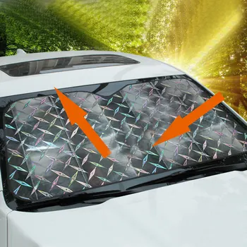 Sulankstomas Automobilio priekinio Stiklo Antveidis Padengti UV Apsauga Automobilio Stoglangis Priekinis Galinis Langas Blokuoti Saulės Pavėsyje, Automobilių priekinio Stiklo Stoglangis