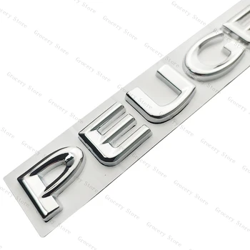 Už Peugeot 107 206 207 208 308 307 407 508 2008 3008 Automobilio Stilius Automobilio Priekinės Galinės Liemens Ženklelis Lipdukas Metalo Raidžių Emblema Logotipas