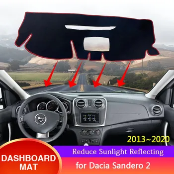 už Renault, Dacia Sandero Stepway 2 MK2 2013~2020 prietaisų Skydelio Dangtelį skėtį nuo saulės Anti-sun Dast Kilimėlis, kiliminė danga, Trinkelėmis, Pagalvėlės, Automobilių Reikmenys