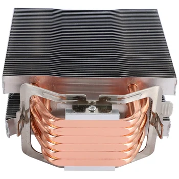 Ventiliatoriaus CPU Cooler 12Cm Fan 6 Variniai Heatpipes Ventiliatoriaus Aušinimo Radiatorių Už LGA 1150/1151/1155/1156/1366/775/2011 AMD