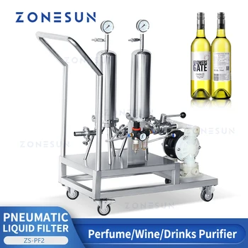 ZONESUN ZS-PF2 Kvepalai Filtras Vandens Vyno Valytuvas Filtravimo Sistema Kvepalų Gaminti Priekinės Diafragmos Siurblys nuo Sprogimo apsaugotą