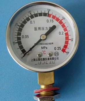 Šanchajus Yun Tai medicinos slėgio matuoklis 0-0.25 MPa 138 Bo nešiojamų slėgio garo sterilizer dalys