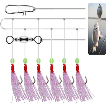 Šviesos String Kablys Žvejybos Kabliukai Priedai Spalvinga Žvejyba Sabiki Platformoms Žvejybos Reikmenys, Už Jūros Ar Gėlo Vandens