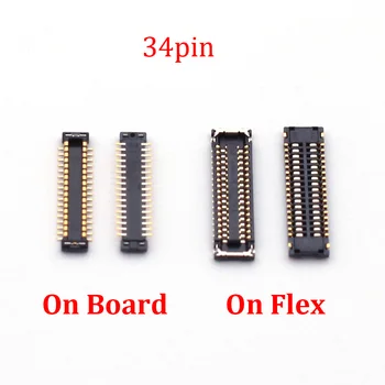 5vnt 34 Pin Samsung J2 Premjero G532 G531F G531H G530 G531 G530F G530H Grand Premjero LCD Ekranas FPC Jungtį pagrindinėje Plokštėje