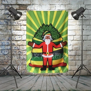 Santa Claus Didelis, Reggae, Rock Band Plakatas Medžiaga Vėliavos Banner Kabinti Nuotraukas Muzikos Festivalis,, Muzikos Instrumentų Parduotuvėje Dekoro G2