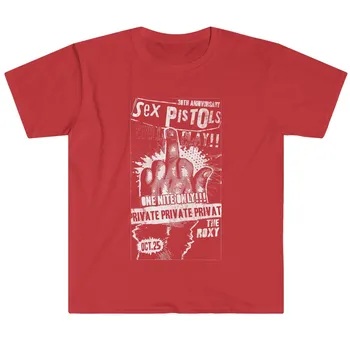 Sex Pistols Juosta Derliaus Punk Stiliaus Unisex Softstyle T-shirt